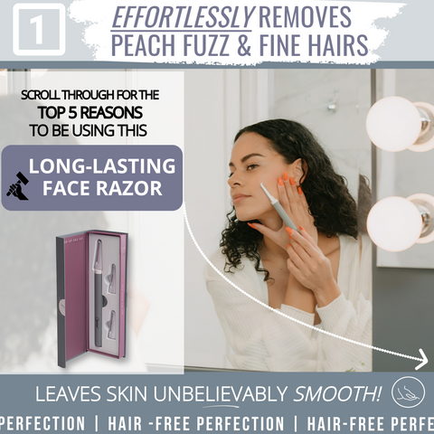 Metal Face Razors with Replaceable Heads