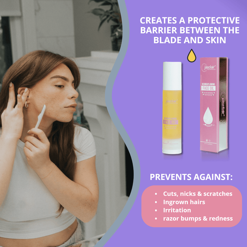Smooth Shaving Dermaplaning Oil for Razor BurnFree Skin